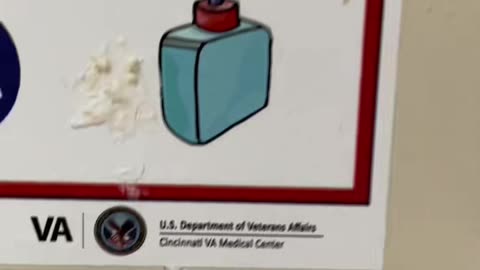 Germ Trump cartoon in Va Cincinnati hospital