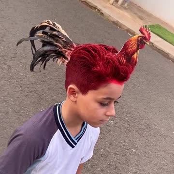 Hair Style & cock