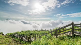 Alishan sunset in Taiwan_2