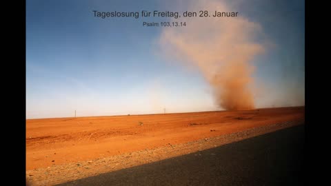 Tageslosung für Freitag, den 28. Januar