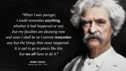 Quotes From MARK TWAIN that are Worth Listening