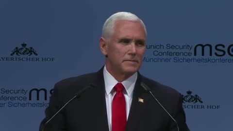 Mike Pence shreds NATO leaders in speech