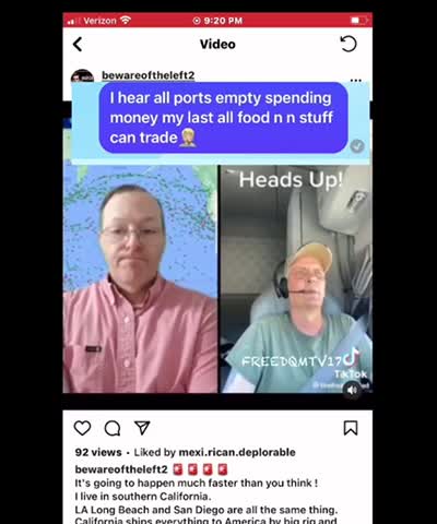 No ships bringing in food Oakland CA. Port