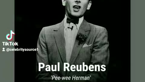 Rip pee wee herman Paul Reubens 🙏🕊