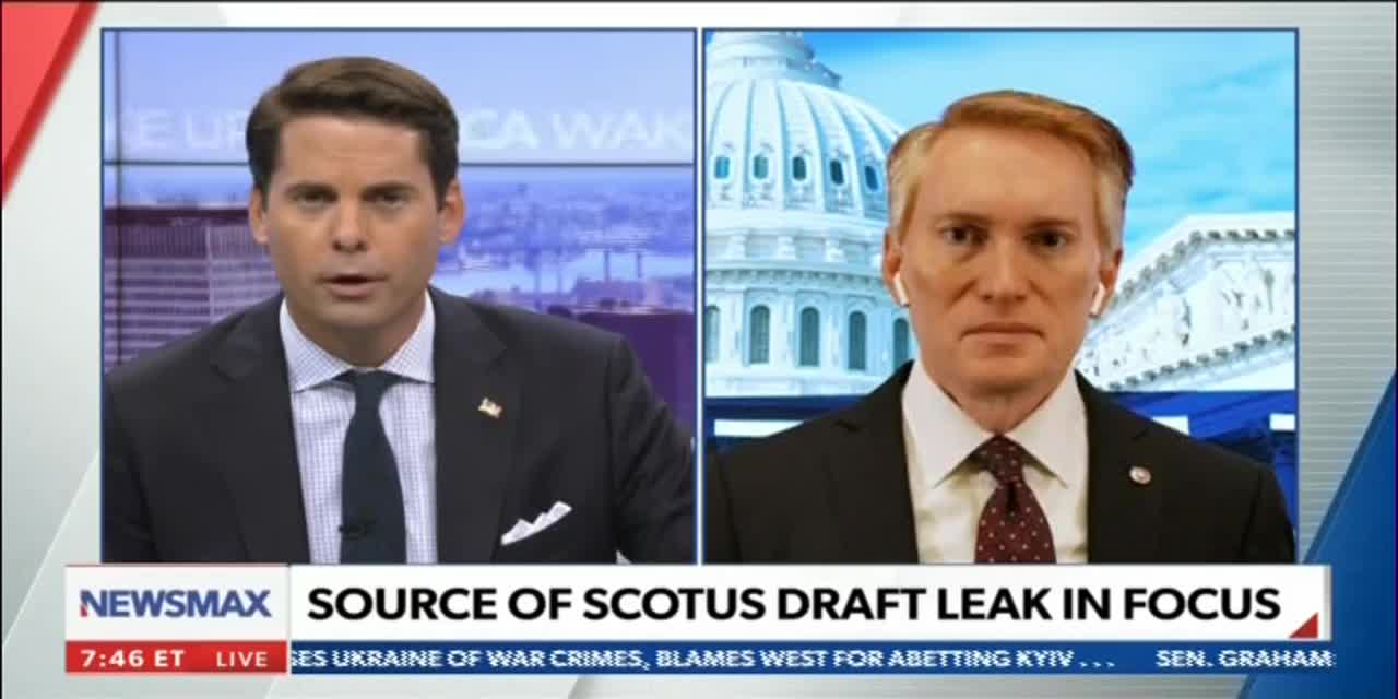 Senator Lankford Joins Newsmax to Speak on SCOTUS Leak