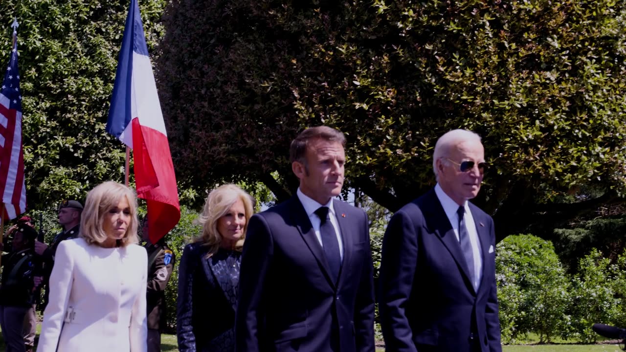 President Biden and First Lady Jill Biden visit Normandy, France on the 80th Anniversary of D-Day.