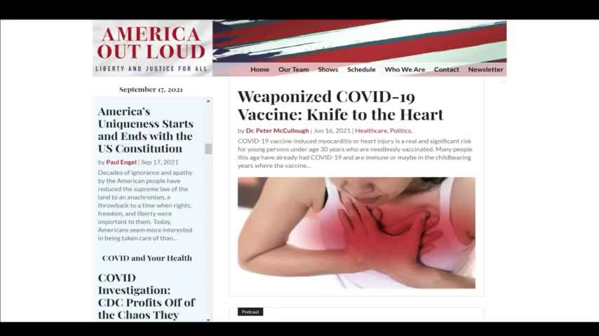 Dr. Peter McCullough - Warning on Therapeutic Nihilism and Untested Vaccines