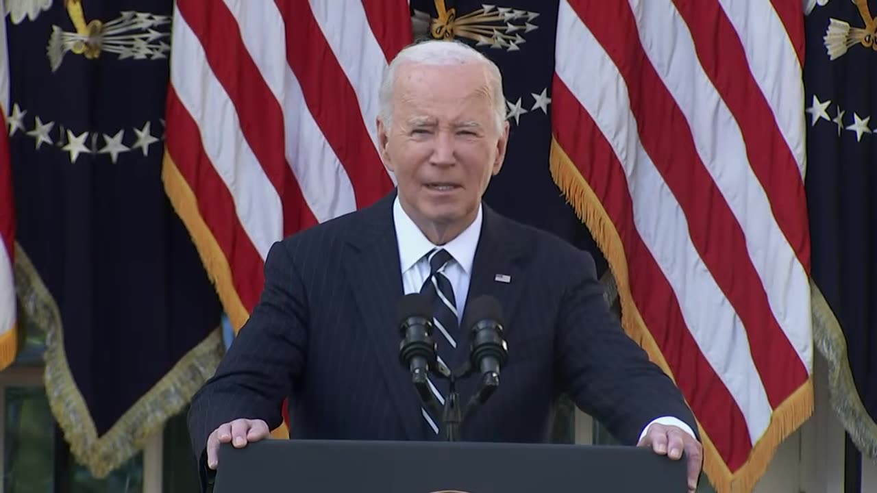 Joe Biden speaks after Trump's election win - November 7, 2024