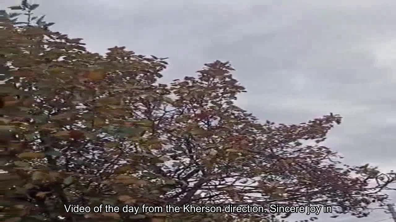 ️Video of the day from the Kherson direction. The guys are really happy