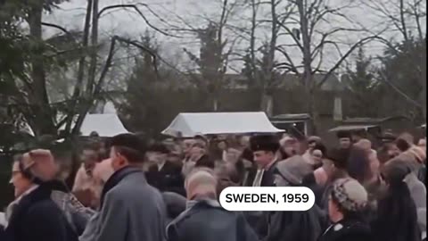 Gamla filmer från Sverige. 1942 och 1959