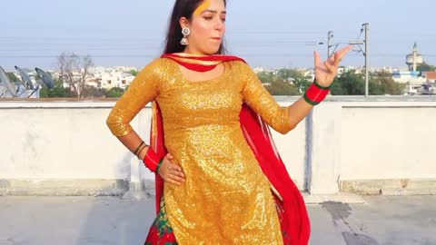 Lal dupatta // sapna Chaudhary // dance cover by // alisha