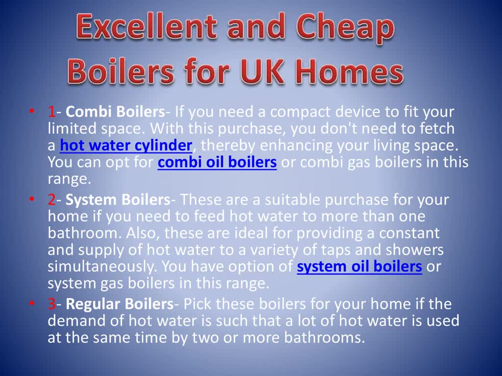 Best Heating Combi Boilers