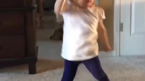 Funny baby dance on justin biber song