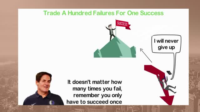 A hundred failures for one success benefit