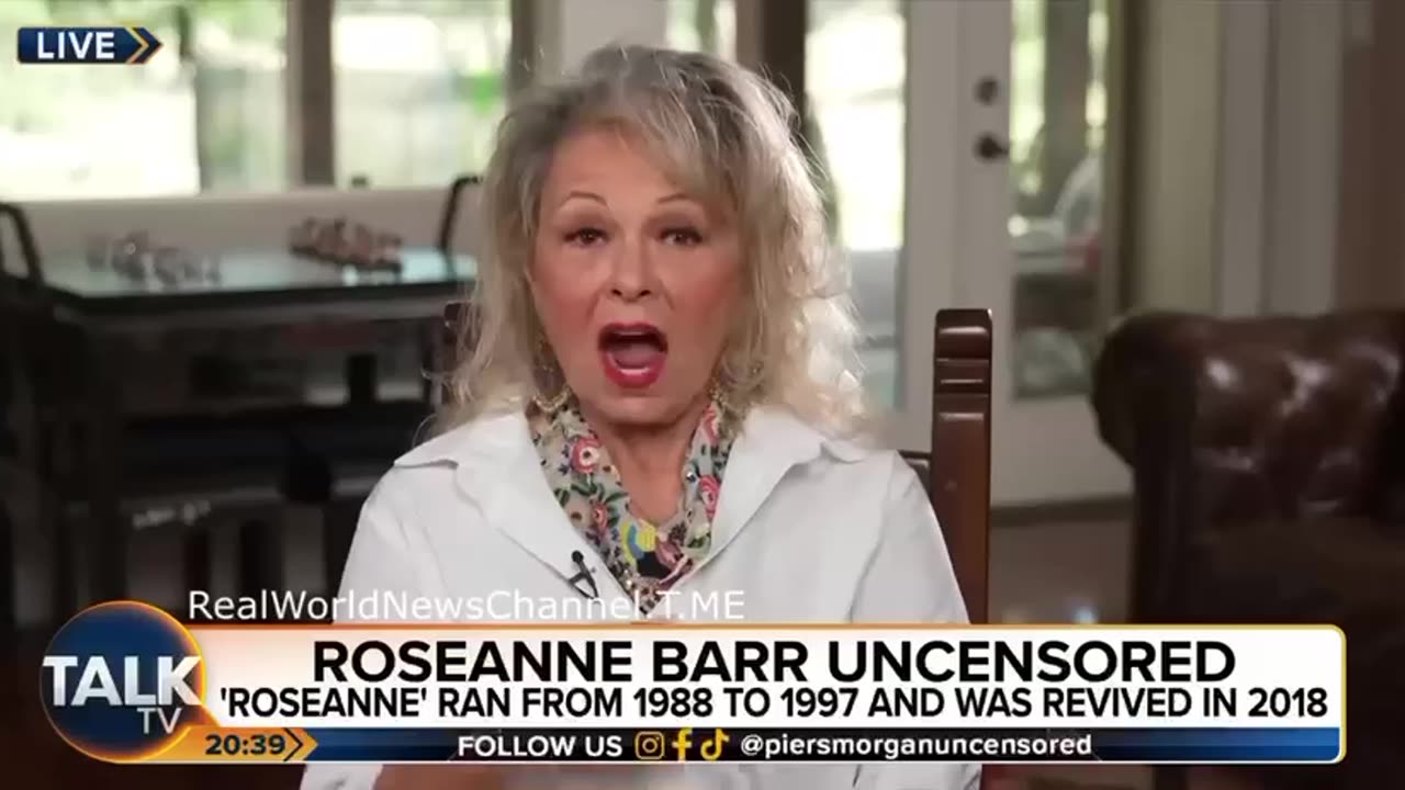 Roseanne Barr was invited on to talk about comedy & then this happened