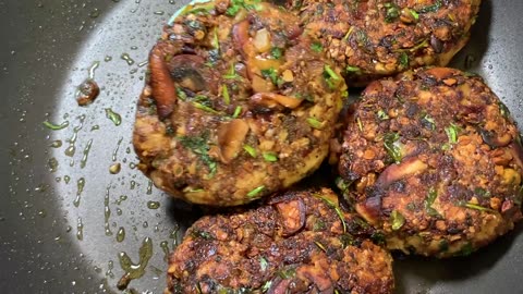 MUSHROOM BURGER PATTY recipe vegan