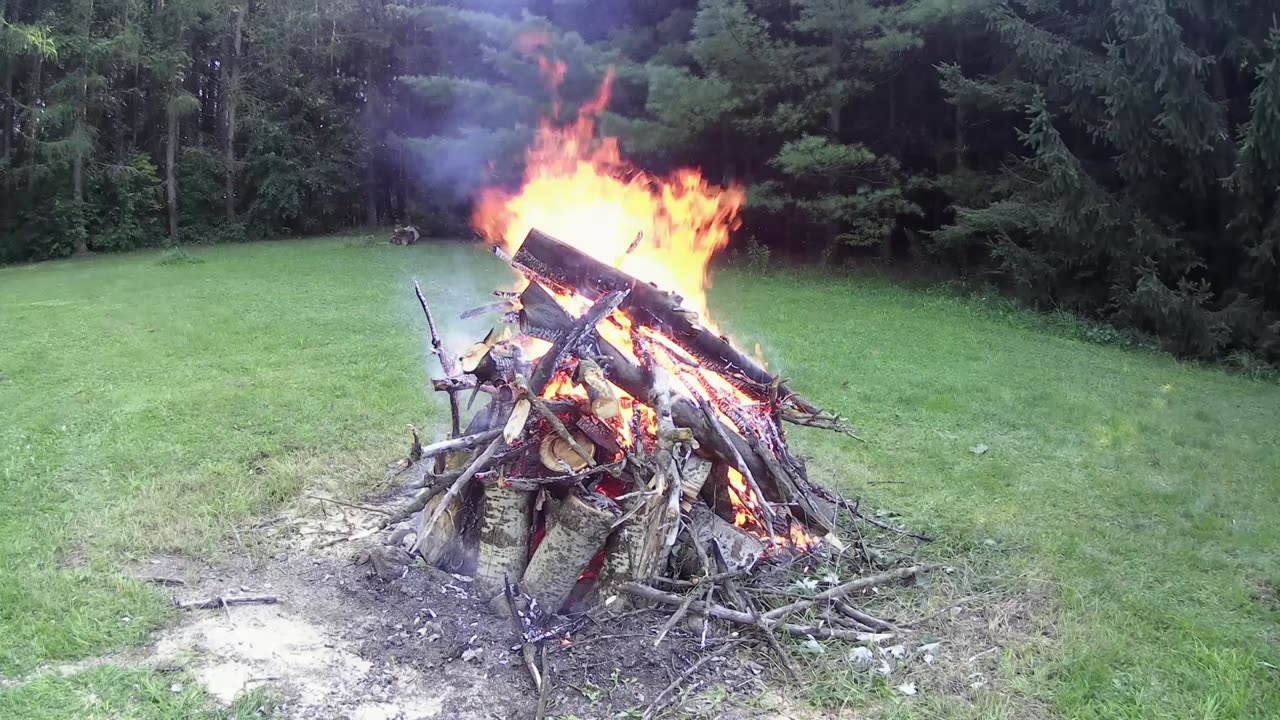 Summer Fire Pit Video and Soundscape