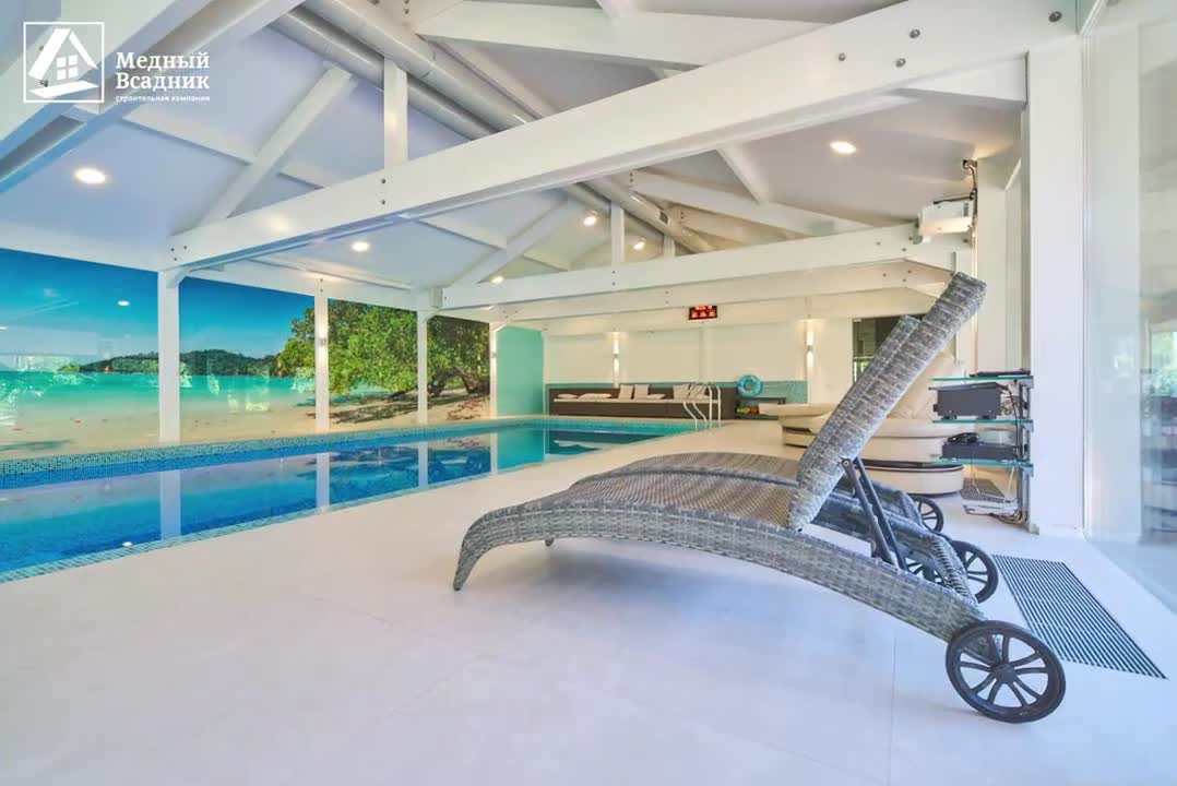 Дом со вторым светом на примере проекта СПА-центра