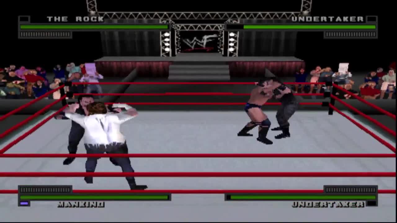 WWF Attitude PS1: Tornado match #11