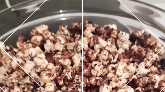 Enjoy sweet popcorn with easiest way😋