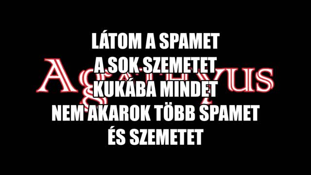 Agathyus ¬ Szpam (hivatalos dalszöveges audió)