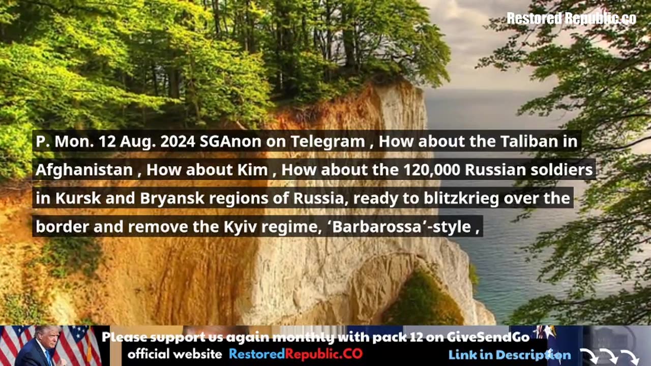 Restored Republic via a GCR: Update as of August 13, 2024