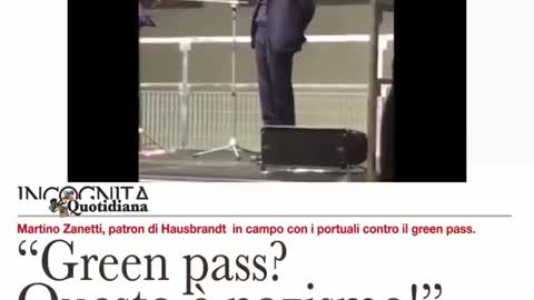 Green Pass? Questo è nazismo.