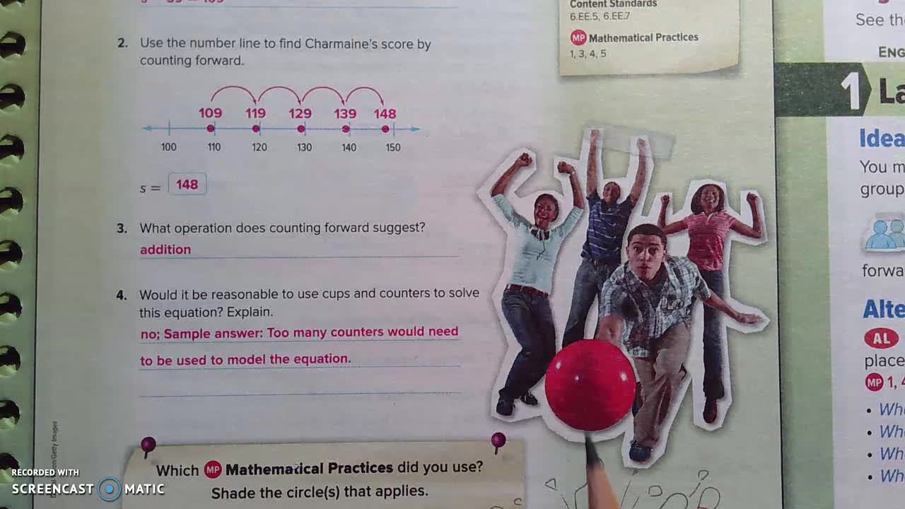 Gr 6 - Ch 7 - Lesson 3 - Solve and Write Subtraction Equations