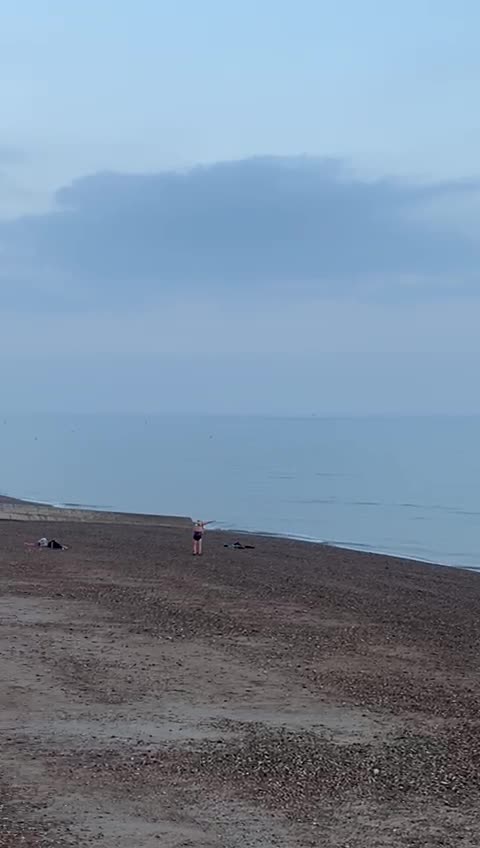 Nice sunset in Brighton in October