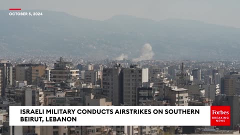 Airstrikes By Israeli Military Continue In Southern Beirut, Lebanon