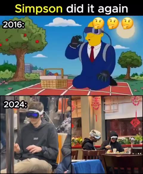 Simpson predicted it again #AppleVision