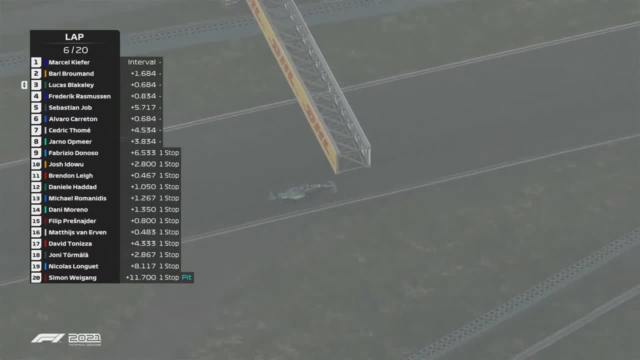 F1 cars cannot reach such high speeds.