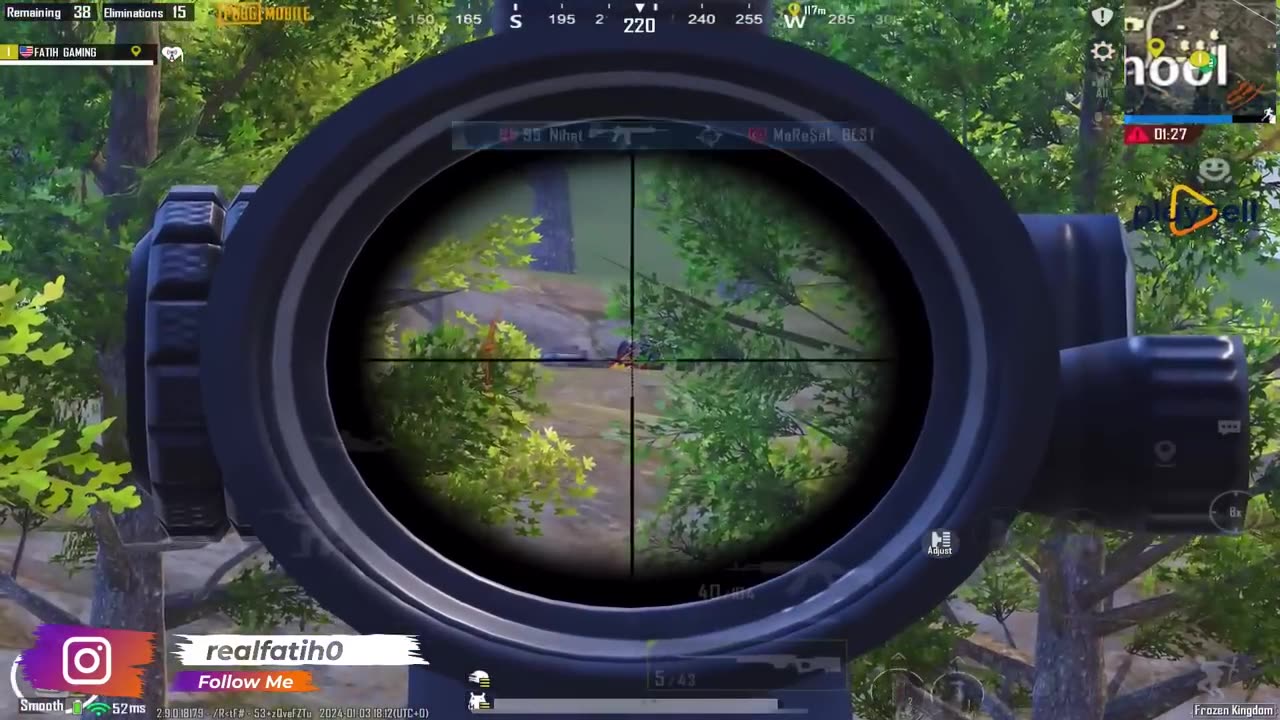 MY FIRST SNIPER GAMEPLAY in 2024 NEW YEAR--PUBG Mobile