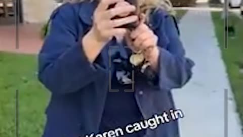 Neighborhood Karen INSULTS and harasses lady for simply asking to put a leash on her dog