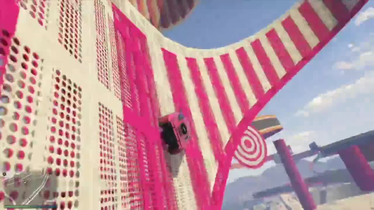 GTA V IMPOSSIBLE RACING EXTREME WALL RIDES AND STUNTS 😱