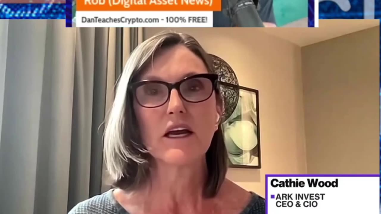 CATHIE WOOD makes some good observations regarding the impact of the BLACKROCK ETF #bitcoin #crypto