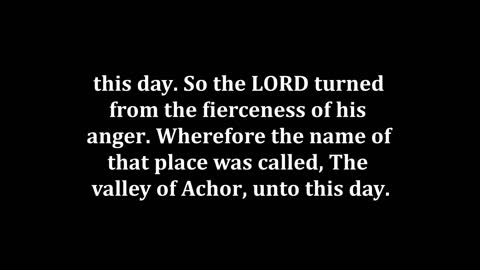 Joshua 7 King James version