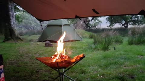 Portable firepit.