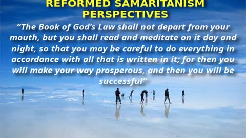 Reformed Samaritanism : Basic Philosophy