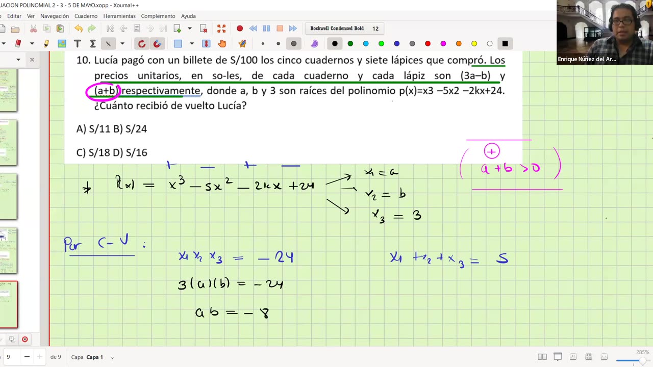 ADC SEMESTRAL 2022 Semana 07 ALGEBRA S2