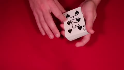 American got talent , card trick play . 🤷