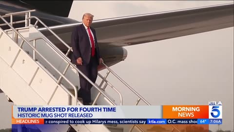 Trump booked in Georgia