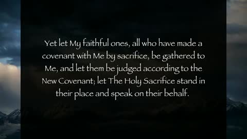 Section 1 of 2: "FROM JUDGMENT INTO LIFE" (From: Judgment, Transgression, and The Word)