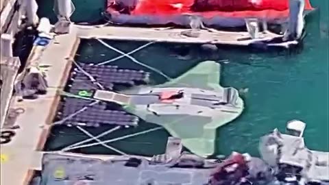 Someone managed to find the DARPA Manta Ray on google maps...