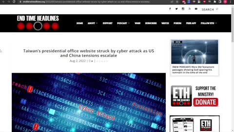 Iran Threatens The West With Nuclear Warheads, Cyber Attack Strikes Taiwan's Presidential Website!!!