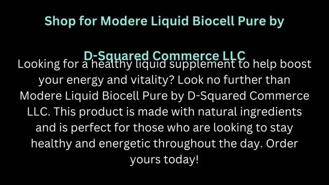 Modere Liquid Biocell Pure
