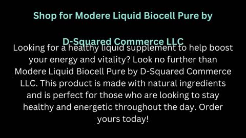 Modere Liquid Biocell Pure