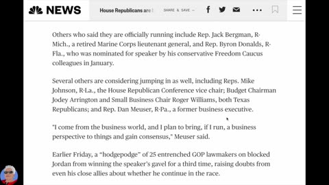 NOTHING BUT THE NEWS! - JIM JORDAN BOOTED! NEXT UP IS...