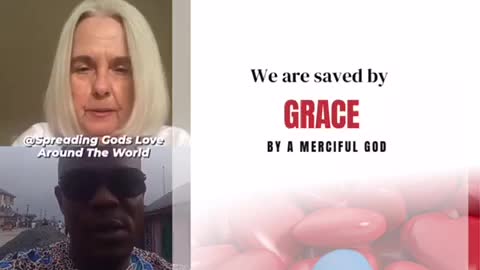 We’re saved by grace by a merciful God