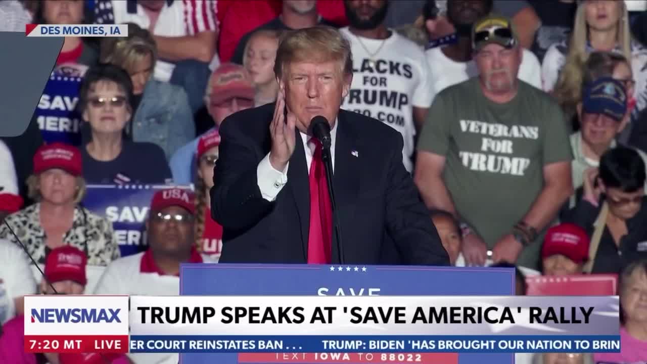 President Trump “I’m so proud of Space Force. You remember? They didn’t like Space Force."